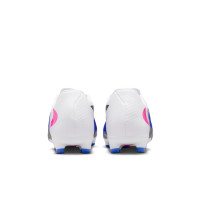 Nike Phantom 6 Academy Low Grass/Artificial Grass Football Boots (MG) Blue White Hot Pink