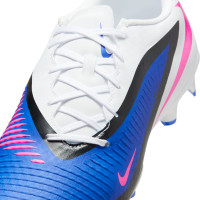Nike Phantom 6 Academy Low Grass/Artificial Grass Football Boots (MG) Blue White Hot Pink