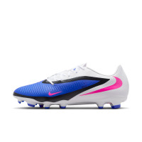 Nike Phantom 6 Academy Low Grass/Artificial Grass Football Boots (MG) Blue White Hot Pink