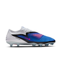 Nike Phantom 6 Elite Low Kunstgras Voetbalschoenen (AG) Blauw Wit Felroze