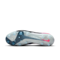 Nike Phantom 6 Elite Low Kunstgras Voetbalschoenen (AG) Blauw Wit Felroze