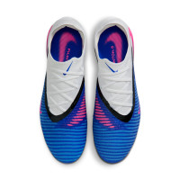 Nike Phantom 6 Elite Low Kunstgras Voetbalschoenen (AG) Blauw Wit Felroze