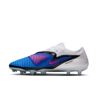 Nike Phantom 6 Elite Low Kunstgras Voetbalschoenen (AG) Blauw Wit Felroze