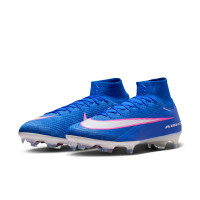 Nike Zoom Mercurial Superfly Elite 10 Grass Football Boots (FG) Blue White Hot Pink