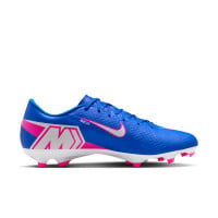 Nike Zoom Mercurial Academy Vapor 16 Gras / Kunstgras Voetbalschoenen (MG) Blauw Wit Felroze