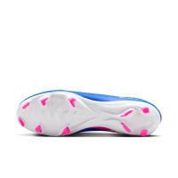 Nike Zoom Mercurial Academy Vapor 16 Gras / Kunstgras Voetbalschoenen (MG) Blauw Wit Felroze