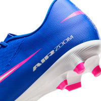 Nike Zoom Mercurial Academy Vapor 16 Gras / Kunstgras Voetbalschoenen (MG) Blauw Wit Felroze