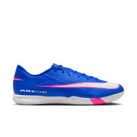 Nike Zoom Mercurial Academy Vapor 16 Zaalvoetbalschoenen (IN) Blauw Wit Felroze
