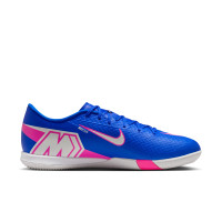 Nike Zoom Mercurial Academy Vapor 16 Zaalvoetbalschoenen (IN) Blauw Wit Felroze