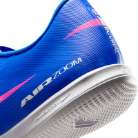 Nike Zoom Mercurial Academy Vapor 16 Zaalvoetbalschoenen (IN) Blauw Wit Felroze