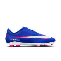 Nike Mercurial Club Vapor 16 Gras / Kunstgras Voetbalschoenen (MG) Blauw Wit Felroze