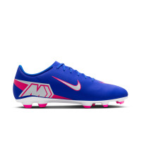 Nike Mercurial Club Vapor 16 Gras / Kunstgras Voetbalschoenen (MG) Blauw Wit Felroze