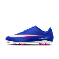 Nike Mercurial Club Vapor 16 Gras / Kunstgras Voetbalschoenen (MG) Blauw Wit Felroze