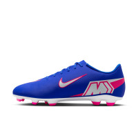 Nike Mercurial Club Vapor 16 Gras / Kunstgras Voetbalschoenen (MG) Blauw Wit Felroze