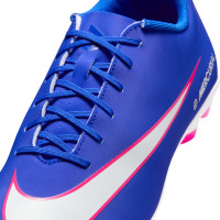 Nike Mercurial Club Vapor 16 Gras / Kunstgras Voetbalschoenen (MG) Blauw Wit Felroze