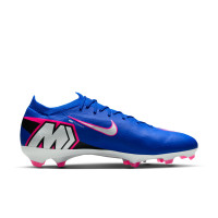 Nike Zoom Mercurial Pro Vapor 16 Gras Voetbalschoenen (FG) Blauw Wit Felroze