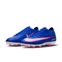 Nike Zoom Mercurial Pro Vapor 16 Gras Voetbalschoenen (FG) Blauw Wit Felroze