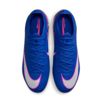 Nike Zoom Mercurial Pro Vapor 16 Gras Voetbalschoenen (FG) Blauw Wit Felroze