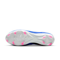 Nike Zoom Mercurial Pro Vapor 16 Gras Voetbalschoenen (FG) Blauw Wit Felroze