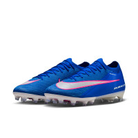 Nike Zoom Mercurial Vapor 16 Elite Kunstgras Voetbalschoenen (AG) Blauw Wit Felroze