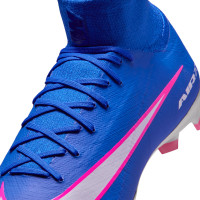 Nike Zoom Mercurial Pro Superfly 10 Gras Voetbalschoenen (FG) Blauw Wit Felroze