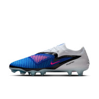 Nike Phantom 6 Elite Low Gras Voetbalschoenen (FG) Blauw Wit Felroze