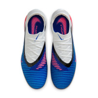 Nike Phantom 6 Elite Low Gras Voetbalschoenen (FG) Blauw Wit Felroze