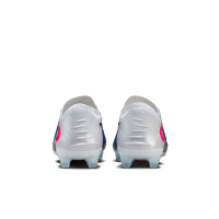 Nike Phantom 6 Elite Low Gras Voetbalschoenen (FG) Blauw Wit Felroze