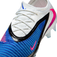 Nike Phantom 6 Elite Low Gras Voetbalschoenen (FG) Blauw Wit Felroze