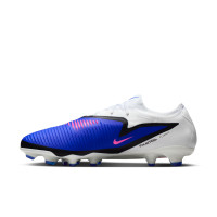 Nike Phantom 6 Pro Low Gras Voetbalschoenen (FG) Blauw Wit Felroze