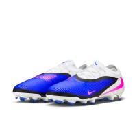 Nike Phantom 6 Pro Low Gras Voetbalschoenen (FG) Blauw Wit Felroze