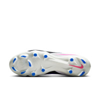 Nike Phantom 6 Pro Low Gras Voetbalschoenen (FG) Blauw Wit Felroze