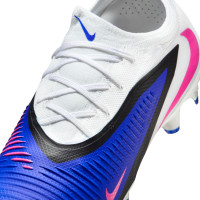 Nike Phantom 6 Pro Low Gras Voetbalschoenen (FG) Blauw Wit Felroze