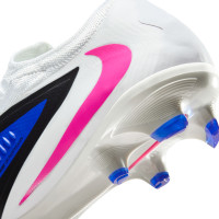 Nike Phantom 6 Pro Low Gras Voetbalschoenen (FG) Blauw Wit Felroze