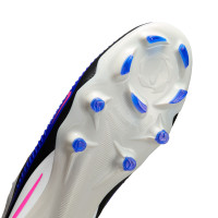 Nike Phantom 6 Pro Low Gras Voetbalschoenen (FG) Blauw Wit Felroze