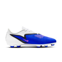 Nike Phantom 6 Club Low Grass/Artificial Grass Football Boots (MG) Blue White Hot Pink