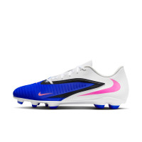 Nike Phantom 6 Club Low Grass/Artificial Grass Football Boots (MG) Blue White Hot Pink
