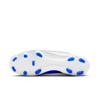 Nike Phantom 6 Club Low Grass/Artificial Grass Football Boots (MG) Blue White Hot Pink