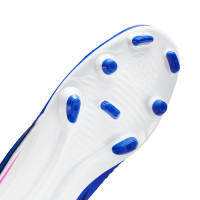 Nike Phantom 6 Club Low Grass/Artificial Grass Football Boots (MG) Blue White Hot Pink