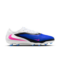 Nike Phantom 6 Pro Low Artificial Grass Football Boots (AG) Blue White Hot Pink