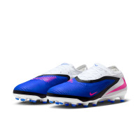 Nike Phantom 6 Pro Low Artificial Grass Football Boots (AG) Blue White Hot Pink