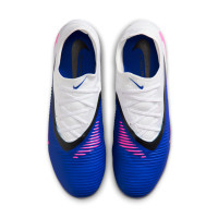 Nike Phantom 6 Pro Low Artificial Grass Football Boots (AG) Blue White Hot Pink