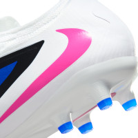 Nike Phantom 6 Pro Low Artificial Grass Football Boots (AG) Blue White Hot Pink