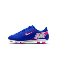 Nike Mercurial Club Vapor 16 Grass/Artificial Grass Football Boots (MG) Kids Blue White Hot Pink