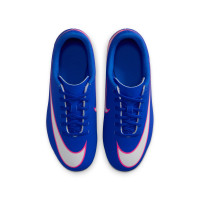 Nike Mercurial Club Vapor 16 Grass/Artificial Grass Football Boots (MG) Kids Blue White Hot Pink