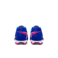 Nike Mercurial Club Vapor 16 Grass/Artificial Grass Football Boots (MG) Kids Blue White Hot Pink