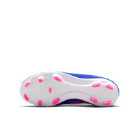 Nike Mercurial Club Vapor 16 Grass/Artificial Grass Football Boots (MG) Kids Blue White Hot Pink