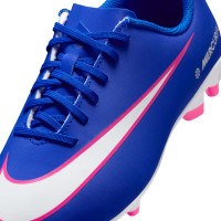 Nike Mercurial Club Vapor 16 Grass/Artificial Grass Football Boots (MG) Kids Blue White Hot Pink