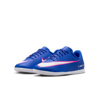 Nike Mercurial Club Vapor 16 Indoor Football Boots (IN) Kids Blue White Hot Pink