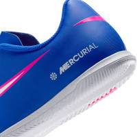 Nike Mercurial Club Vapor 16 Indoor Football Boots (IN) Kids Blue White Hot Pink